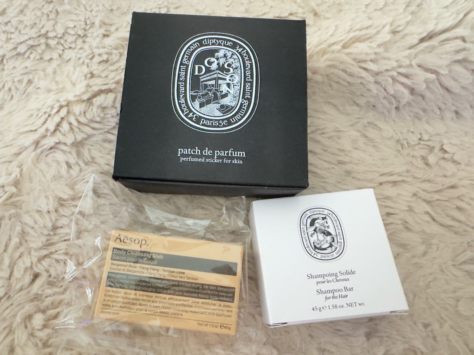 Bundle scents of diptyque & Aesop