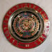 Vintage Metal Mexican Aztec Mayan Wall Plate Clock Art Decor 11