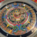 Vintage Metal Mexican Aztec Mayan Wall Plate Clock Art Decor 11