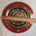 Vintage Metal Mexican Aztec Mayan Wall Plate Clock Art Decor 11