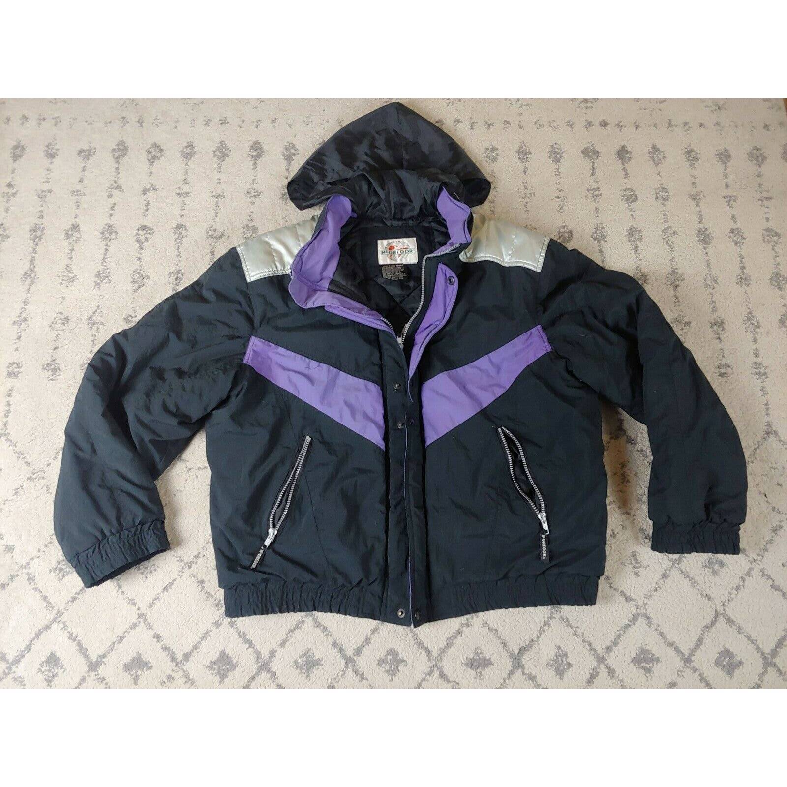 Vintage McGregor Black and purple jacket