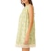 Free People Shea Printed Mini Boho Feminine Peasant Cottage Dress Green S NWT