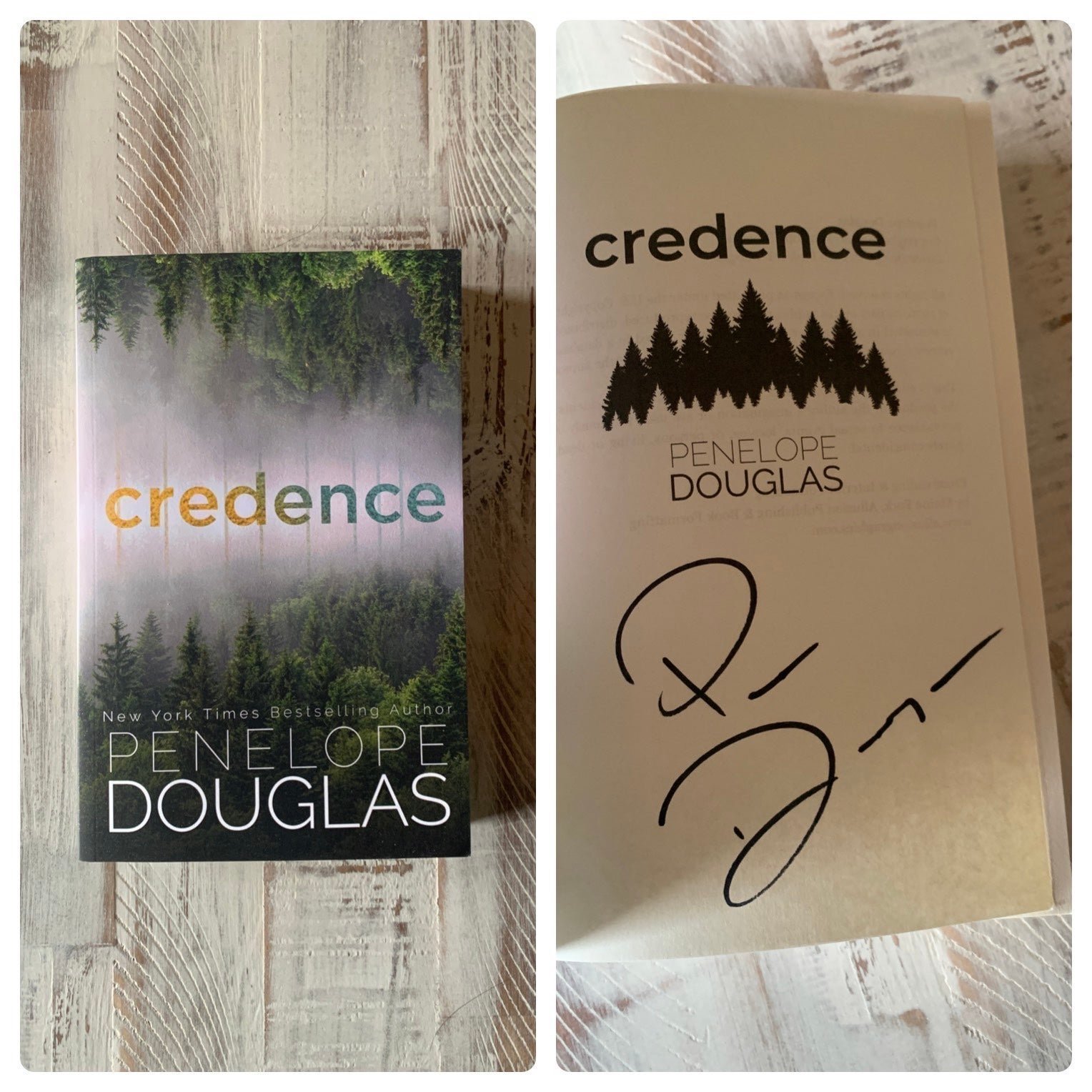 Signed Credence by Penelope Douglas - Indie, soon to be Out of Print edition
