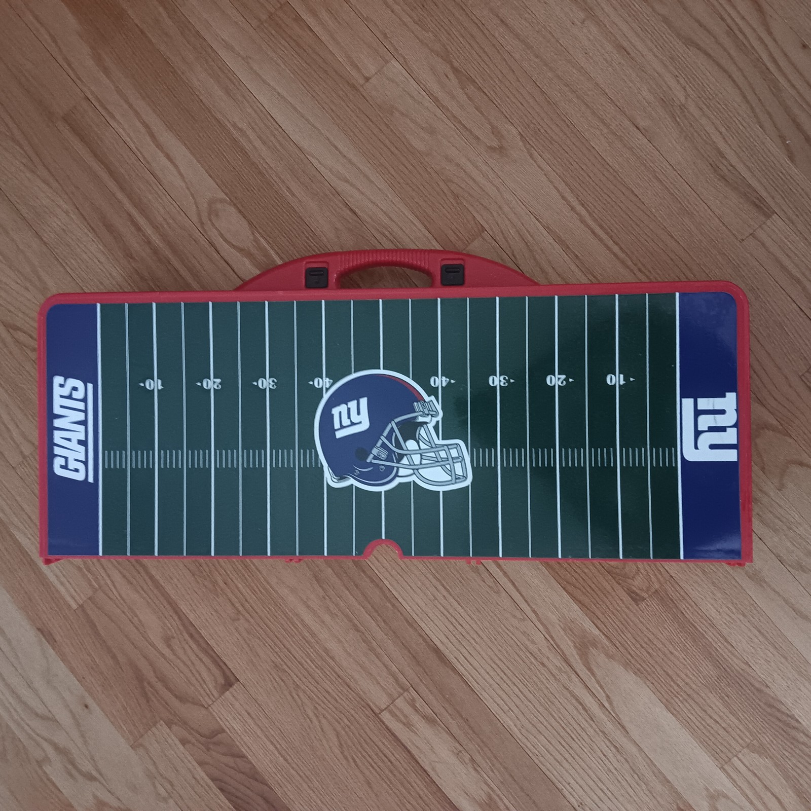 New York Giants Football Field Picnic Table Portable Folding Table With Seats