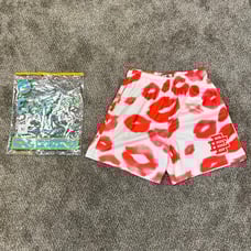 Eric Emmanuel EE Valentine’s day Kiss Shorts White Medium