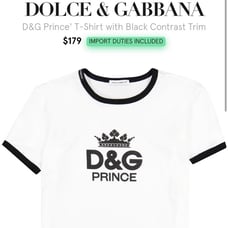 Dolce & Gabanna D&G 100% AUTHENTIC Kids Logo Shirt