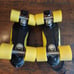 Roller Derby Sting 5500 Quad Roller Skates - Size 9 - Black + Yellow