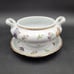 Godinger & Co. Primavera Porcelain Butterfly w/Lid & Ladel Sauce Tureen #9779