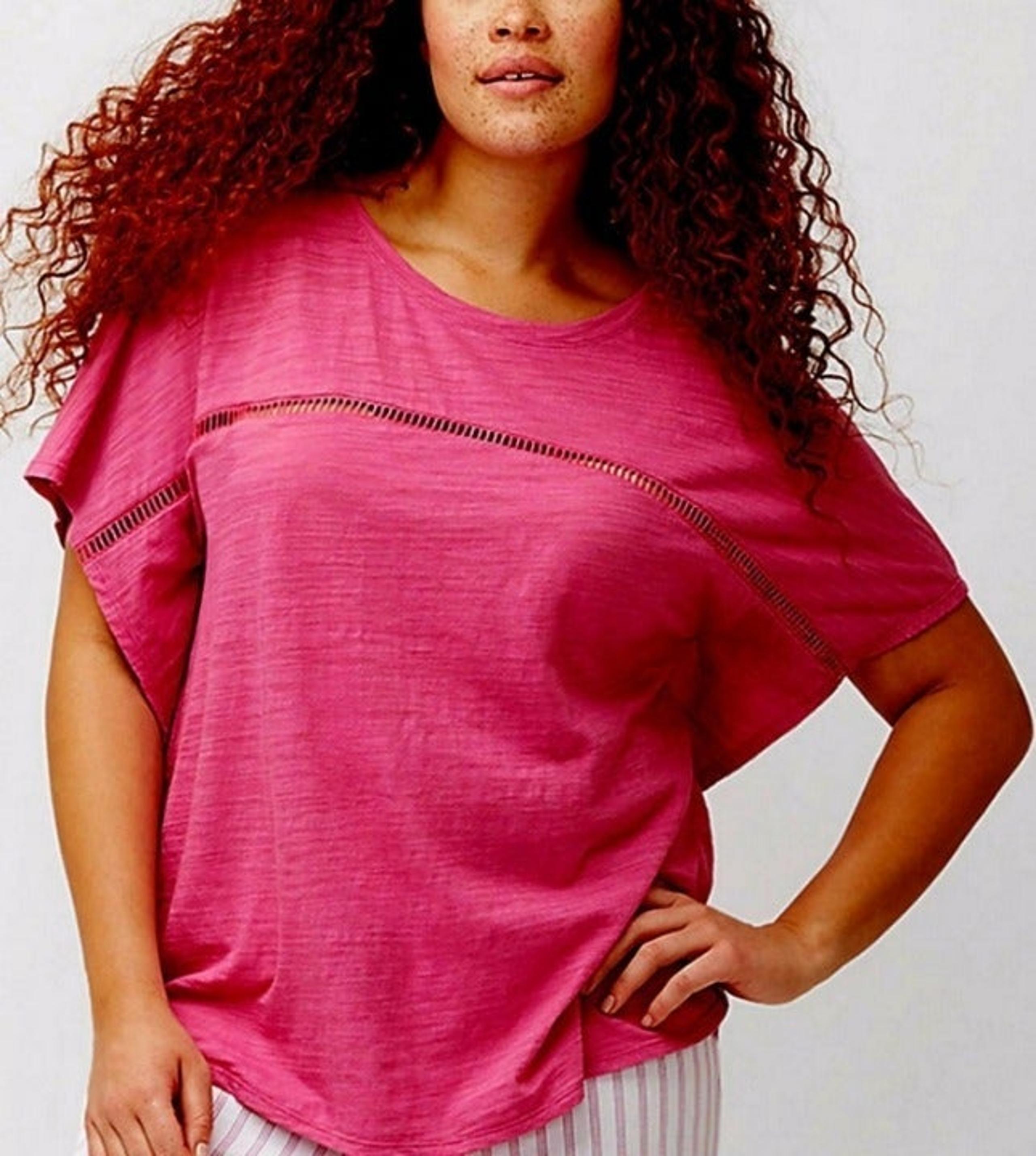 Cacique Circle Cut Sleepwear Top