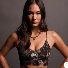 DARC SPORT TEDDY BEAR MARBLE SPORTS BRA ~ MEDIUM