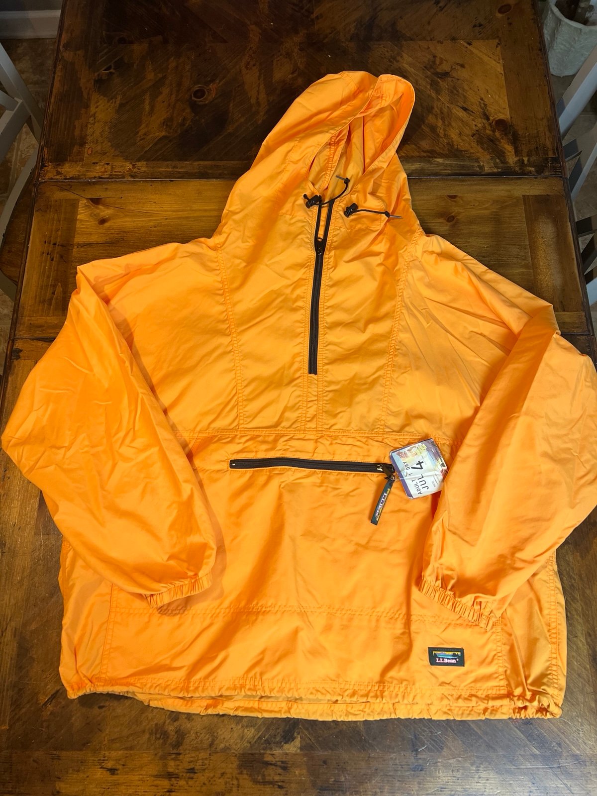 Vintage L.L. Bean 80-90s Packable Boxy Fit Anorak Jacket Men’s Size XXL