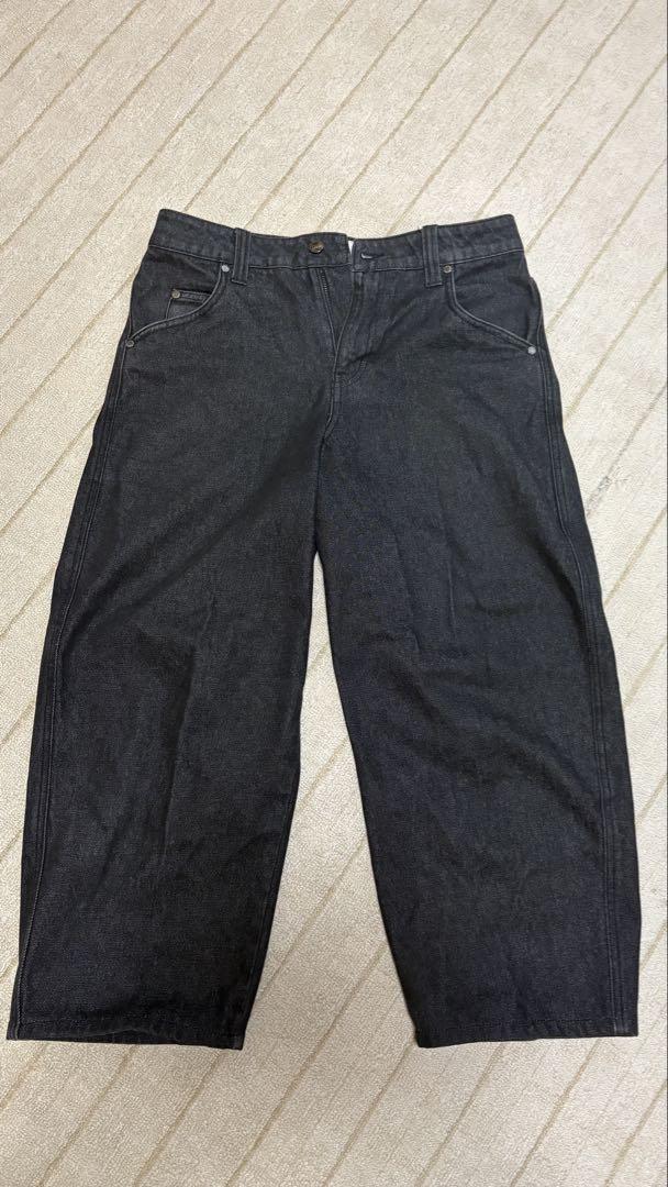 Dime Black Wide Leg Pants