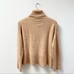 J. Crew Turtleneck Sweater in Supersoft Yarn in Tan Camel Women's XS BD143 98