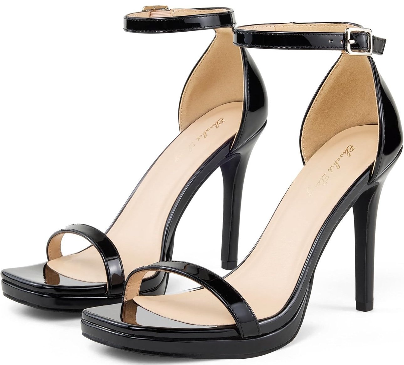NWT Elisabet Tang 4.3” Platform Strappy Stiletto Heels Sz 8.5