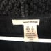 DKNY jeans V-neck cable knit black hoodie size small