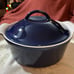 Blue and White Dutchoven with lid photo for measurements NEW