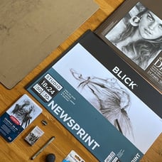 Charcoal Figure Drawing Sketching Art Class Bundle Graphic Pencils Pens Sketch P