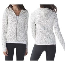 Lululemon manifesto manuscript hoodie scuba black Sz S/4