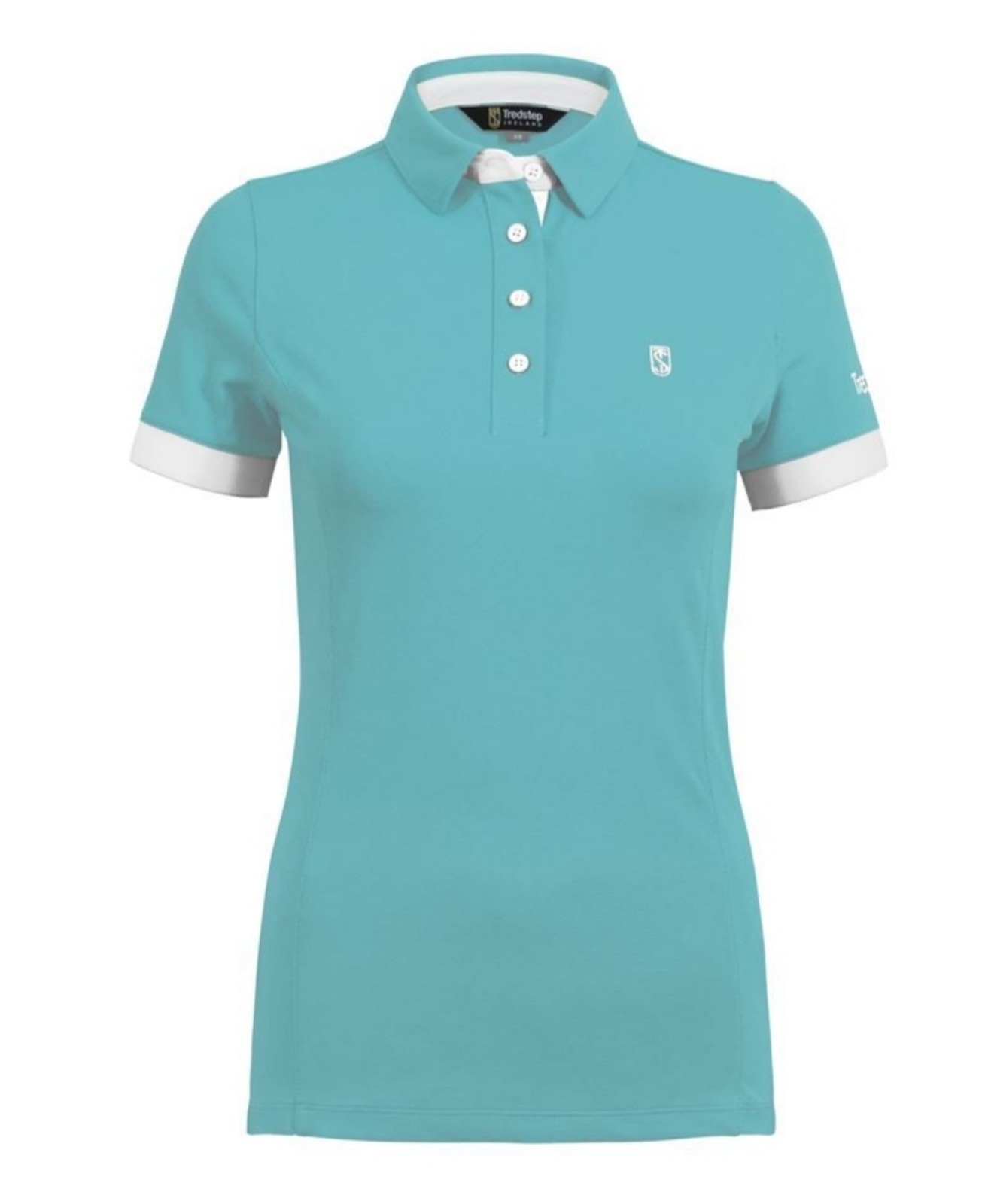 Tredstep- Ladies Performance Polo Shirt/ Size M/ Color Capri/ NWT/ MSRP 69.00