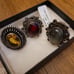 Lot of 3 Vintage German Silver Rings Sizes 6 6.5 and 7