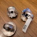 Lot of 3 Vintage German Silver Rings Sizes 6 6.5 and 7