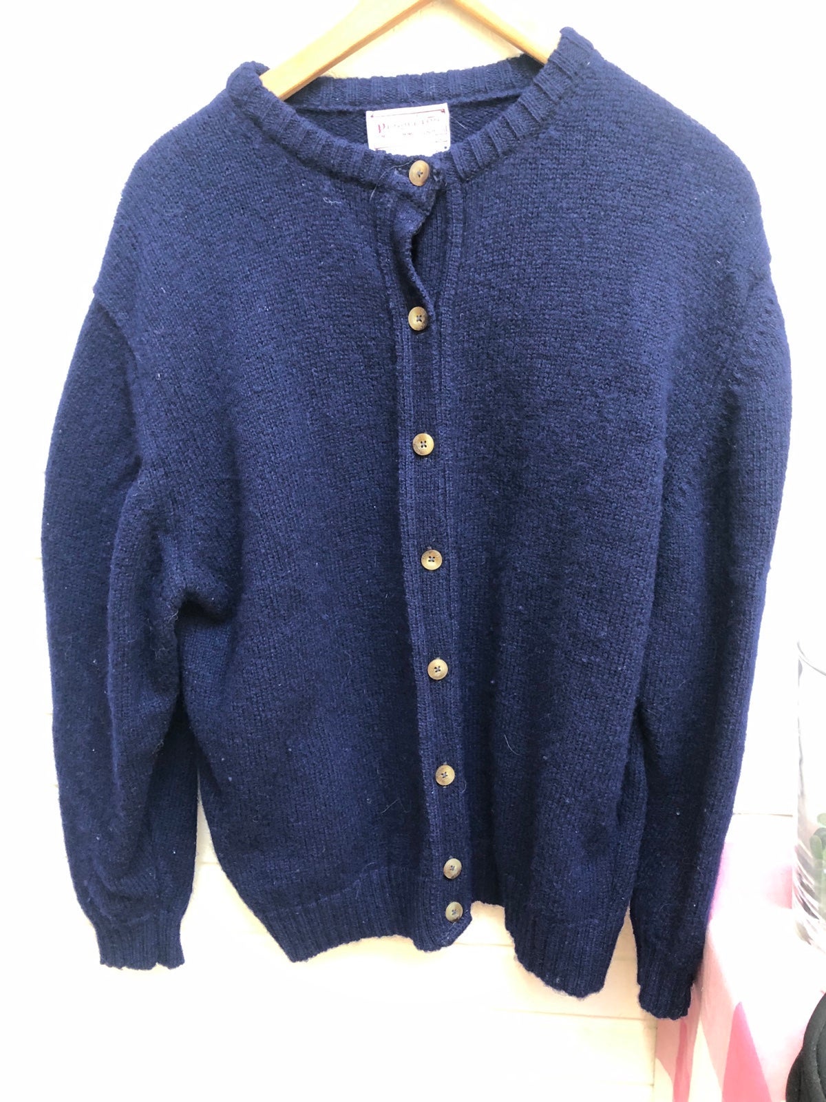 Pendleton vintage preowned petite women’s blue cardigan sweater size L