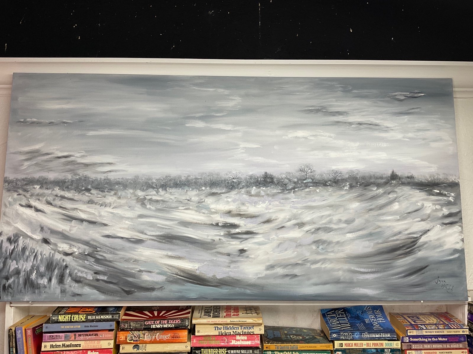 ‘’ Storm ‘’ Large Oil Painting by Joyce Webb