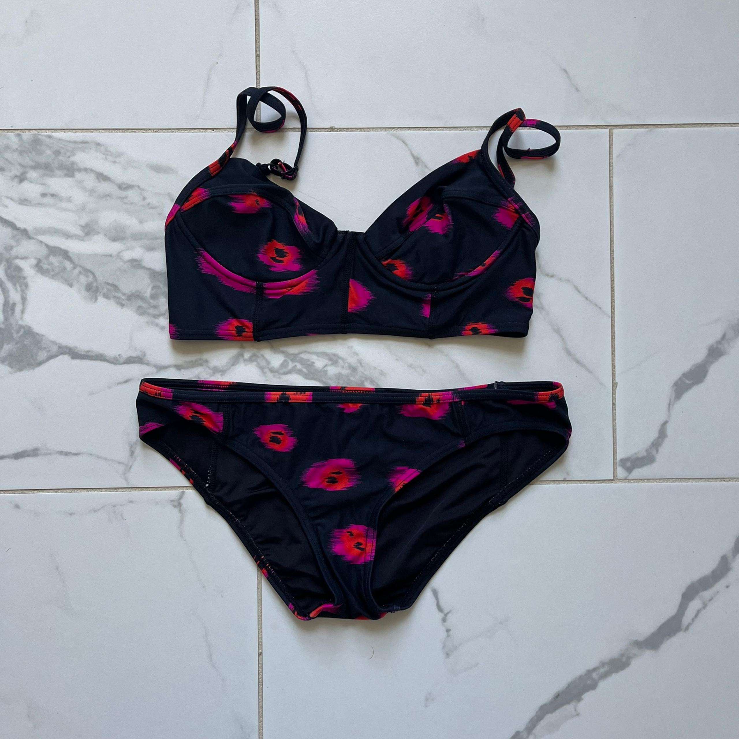 Proenza Schouler swimwear bikini set printed small