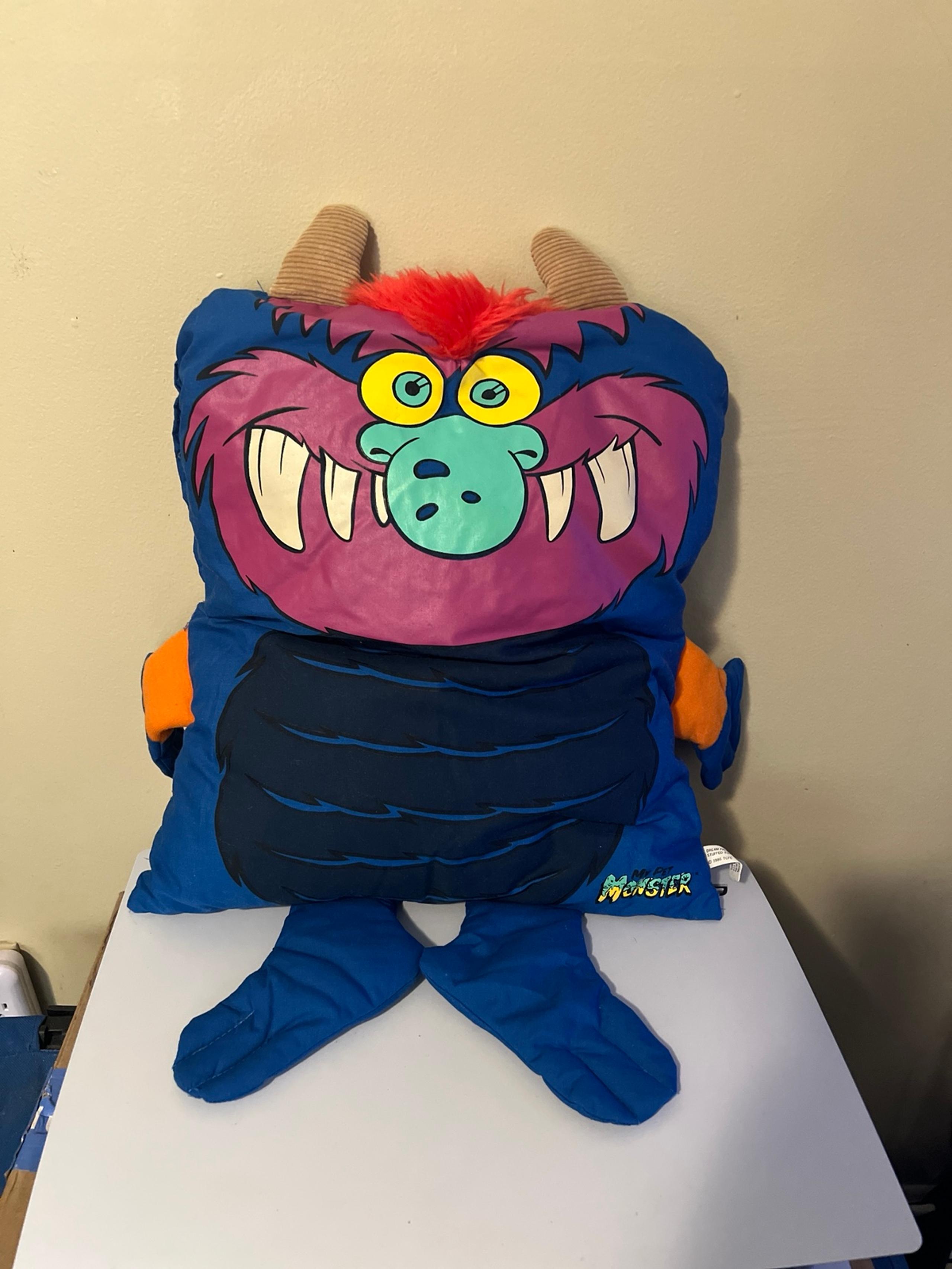 RARE 1986 MY PET MONSTER PILLOW