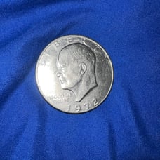 One dollar coin 1972