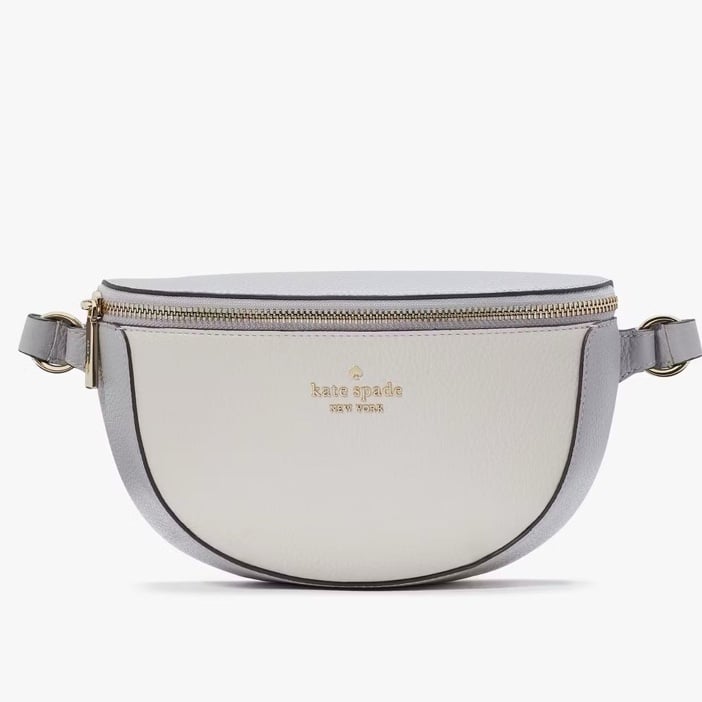 Kate Spade Lena Belt Waist Bag Fanny Pack Mountain Grey NWT