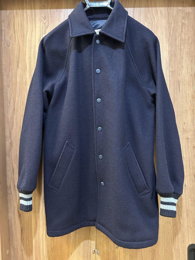 J.Press Navy Wool Stadium Jacket