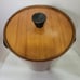 Vintage MCM Wood Ice Bucket With Plastic Liner