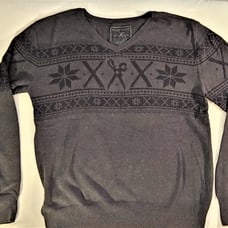 MARC ECKO V-Neck Long Sleeve Sweater