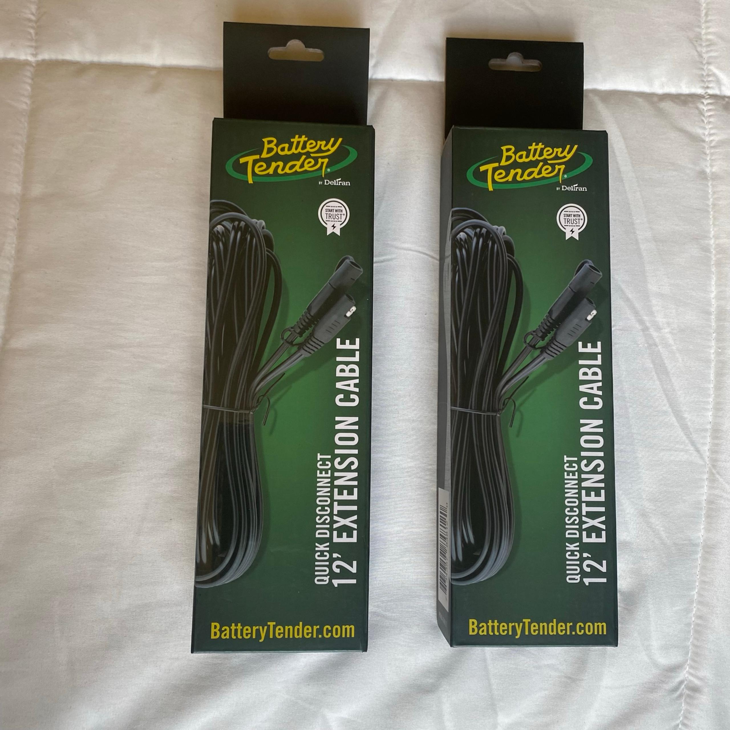 (2) Battery Tender 12’ Extension Cable