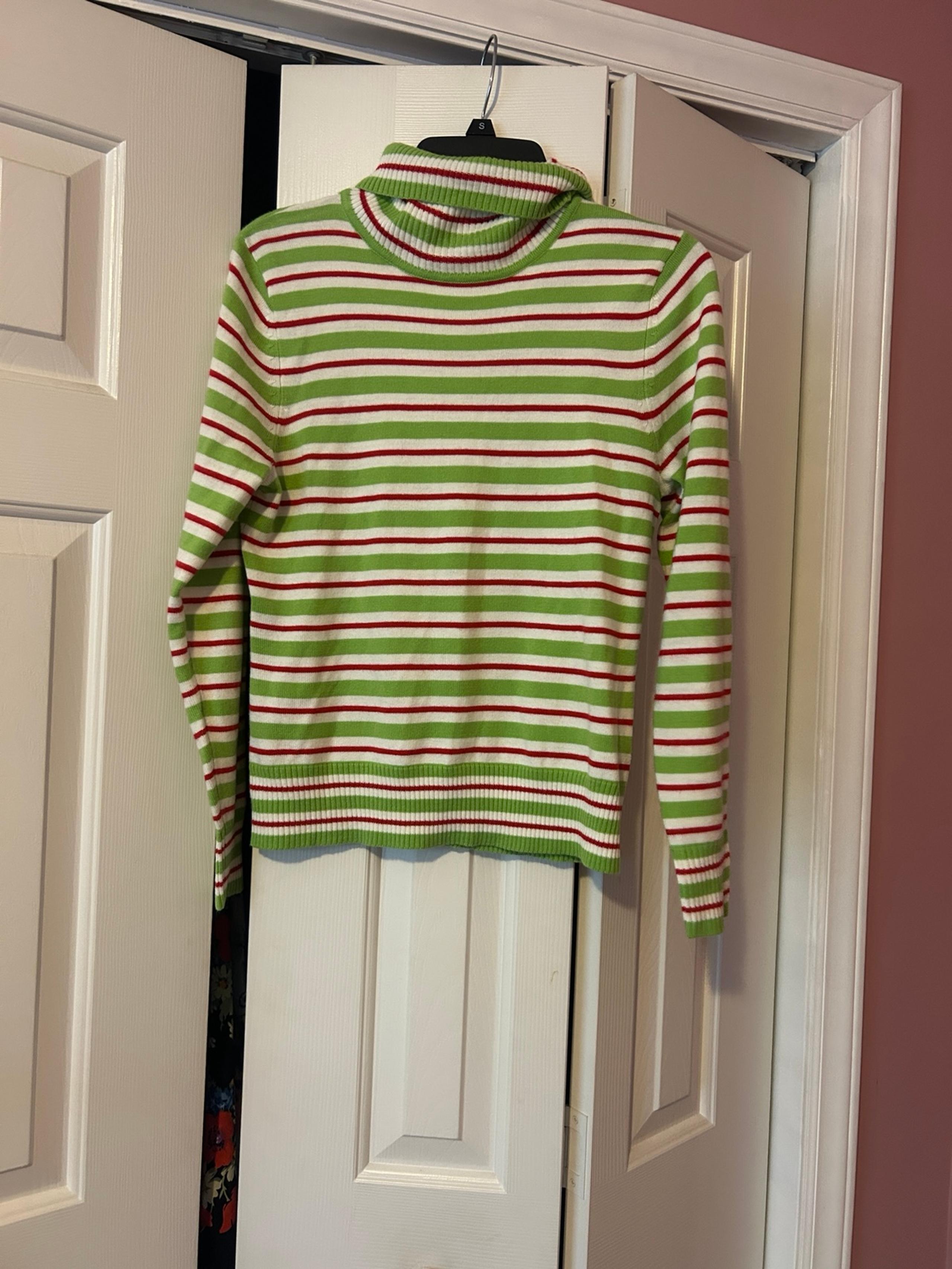 Holiday striped turtle neck sweater - Crystal Kobe