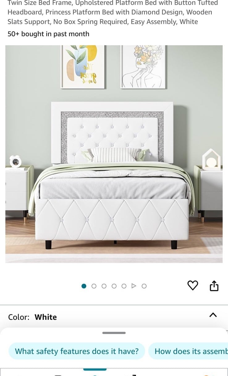 Twin bed brand new