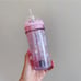 Starbucks 2021 Sakura Revolving Ball Plastic Straw Cup