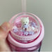 Starbucks 2021 Sakura Revolving Ball Plastic Straw Cup