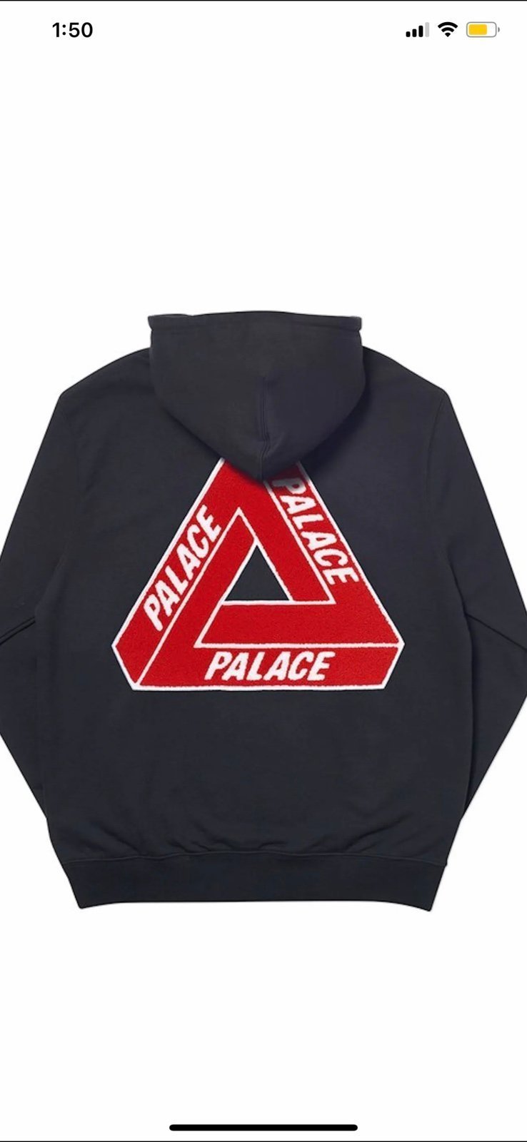 Palace skateboarding chenille hoodie medium