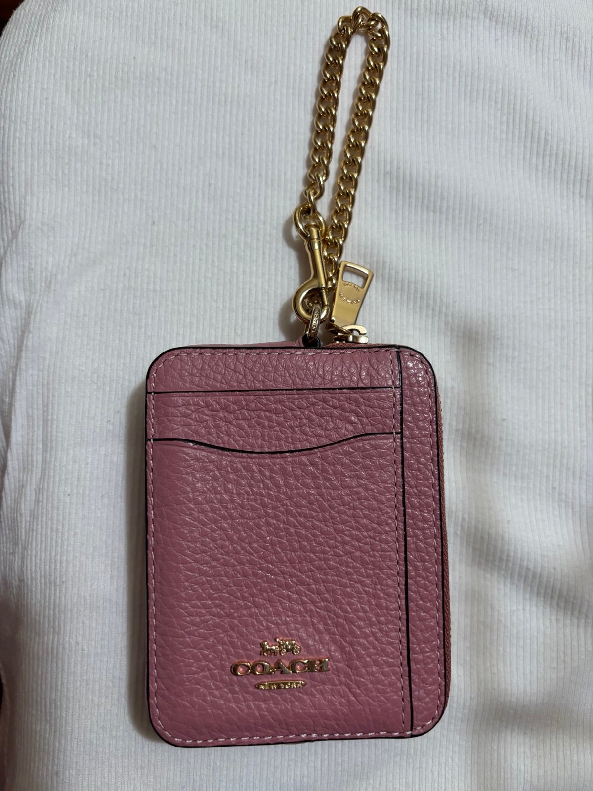 COACH zipcard case