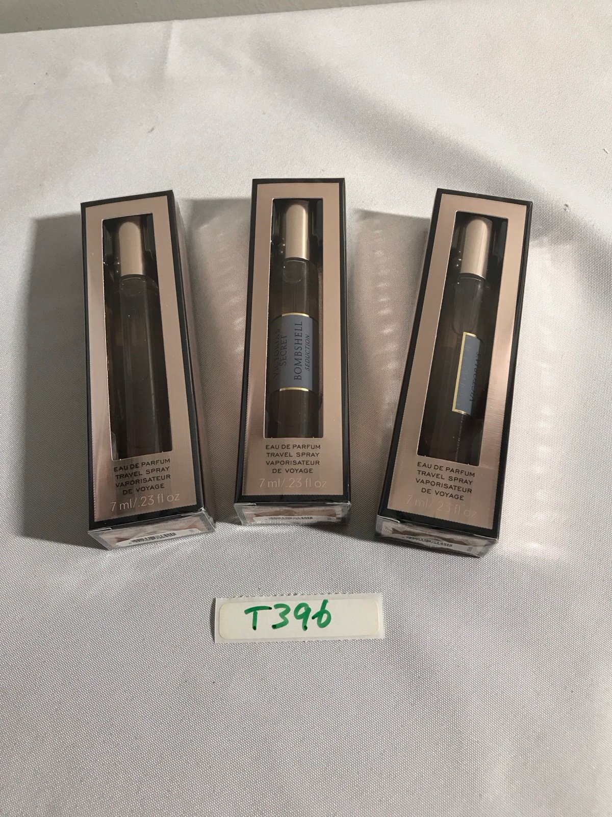 Lot of 3 Victoria's Secret Bombshell Seduction, .23oz travel spray ( T396)