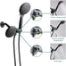 POP SANITARYWARE Black Dual-Function Shower Faucet Set ((100.00 VALUE))