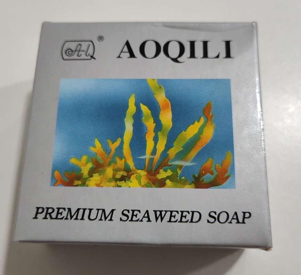 AOQILI premium seaweed soap 5.36 oz cleansing trendy rare body diet scrub new
