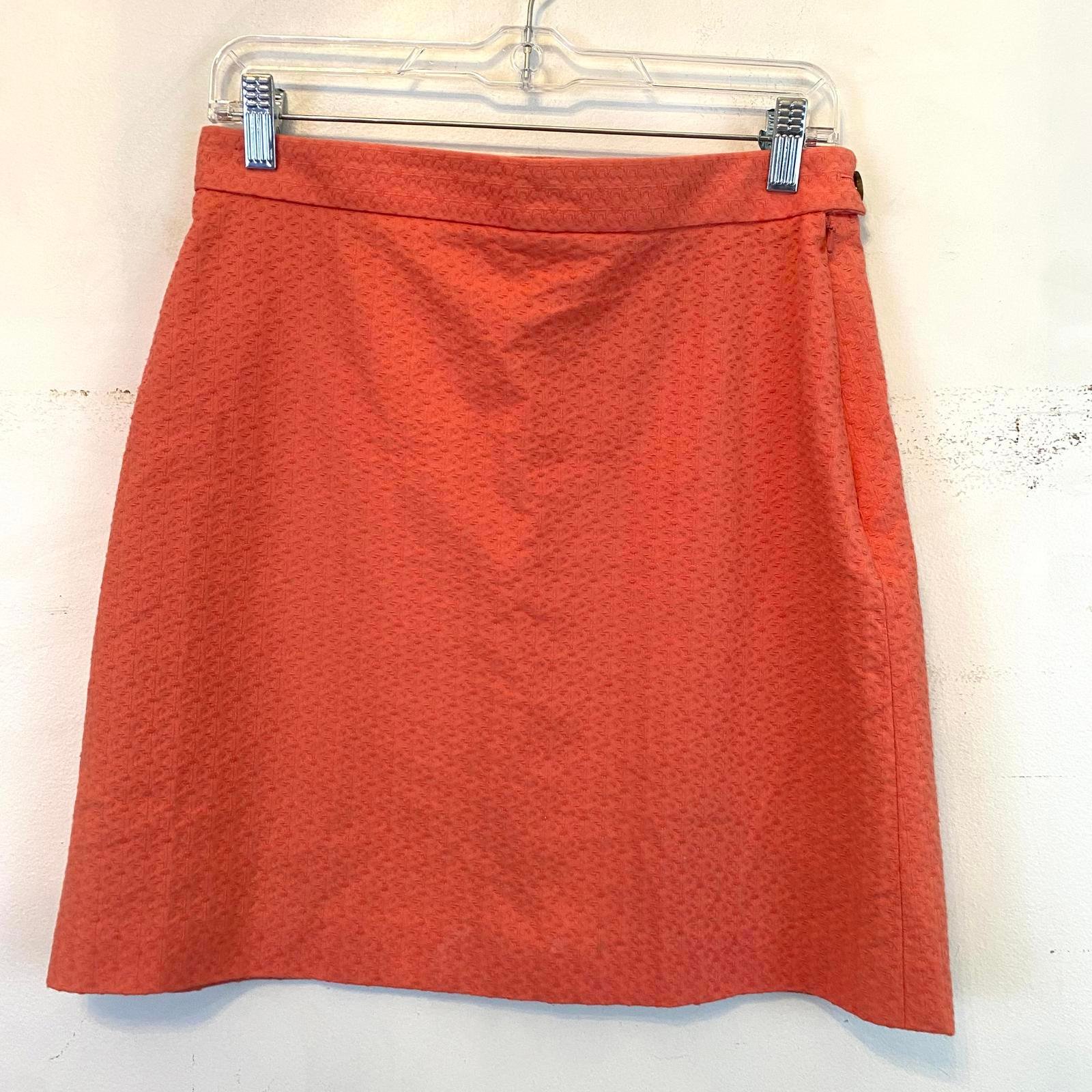 BROOKS BROTHERS coral a-line skirt