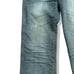 Raw Blue Jeans Men 32x32 Denim Embroidered Pants Baggy Rap Y2K Vintage Adult