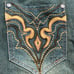 Raw Blue Jeans Men 32x32 Denim Embroidered Pants Baggy Rap Y2K Vintage Adult