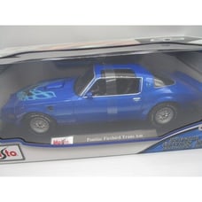 Maisto 1:18 Special Edition Pontiac Firebird Trans Am Blue Die Cast Car