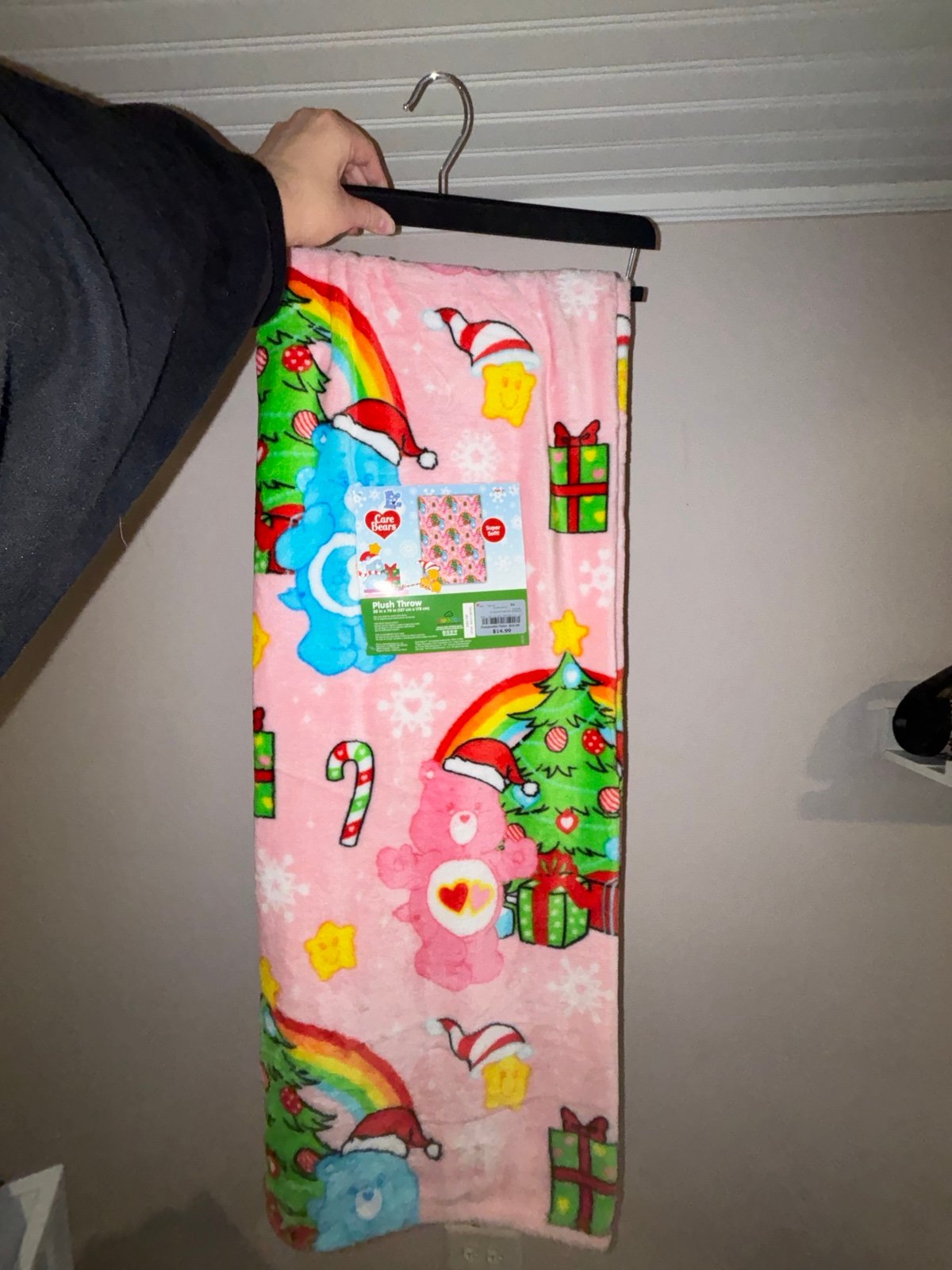 carebear christmas blanket