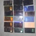 36 Stained Glass Arts and Crafts pieces 2 in X 4 in.